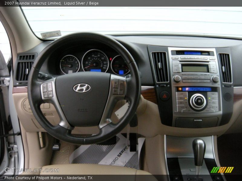 Liquid Silver / Beige 2007 Hyundai Veracruz Limited