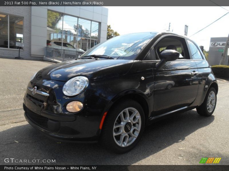 Nero (Black) / Nero/Nero (Black/Black) 2013 Fiat 500 Pop