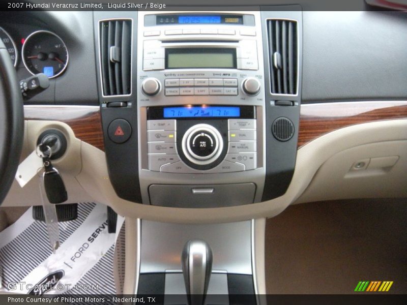 Liquid Silver / Beige 2007 Hyundai Veracruz Limited
