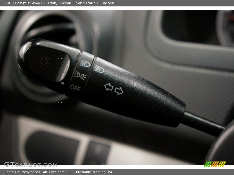 Cosmic Silver Metallic / Charcoal 2008 Chevrolet Aveo LS Sedan