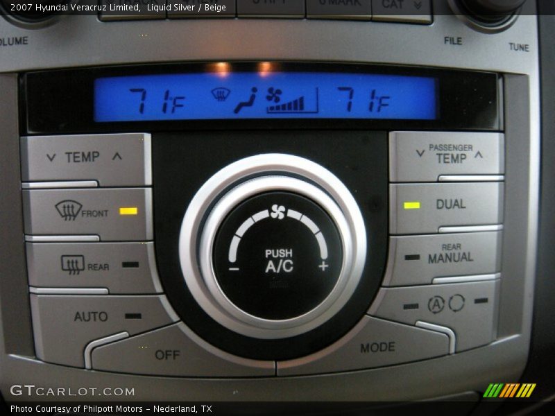 Liquid Silver / Beige 2007 Hyundai Veracruz Limited