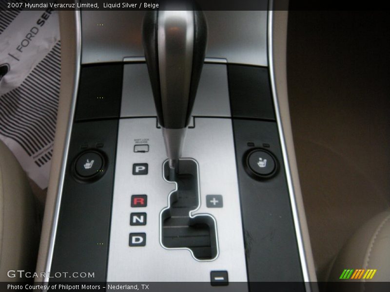Liquid Silver / Beige 2007 Hyundai Veracruz Limited
