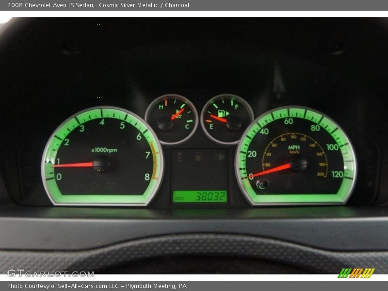 Cosmic Silver Metallic / Charcoal 2008 Chevrolet Aveo LS Sedan