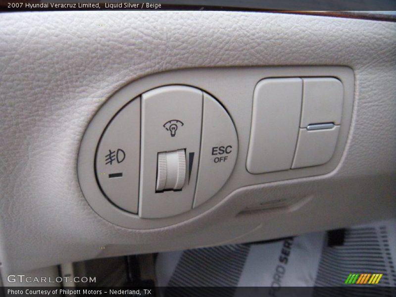 Liquid Silver / Beige 2007 Hyundai Veracruz Limited