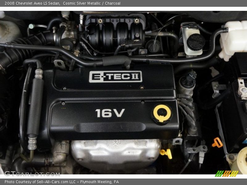 Cosmic Silver Metallic / Charcoal 2008 Chevrolet Aveo LS Sedan
