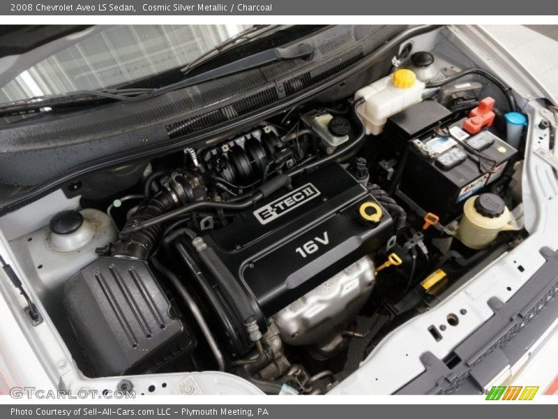 Cosmic Silver Metallic / Charcoal 2008 Chevrolet Aveo LS Sedan