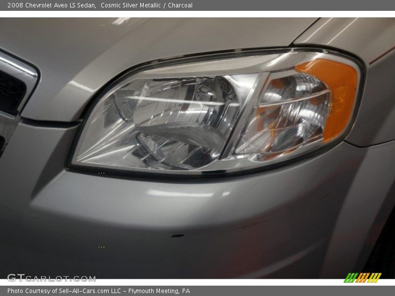 Cosmic Silver Metallic / Charcoal 2008 Chevrolet Aveo LS Sedan