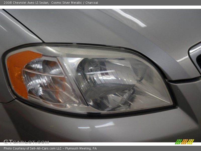 Cosmic Silver Metallic / Charcoal 2008 Chevrolet Aveo LS Sedan
