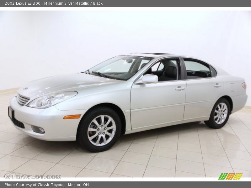 Millennium Silver Metallic / Black 2002 Lexus ES 300
