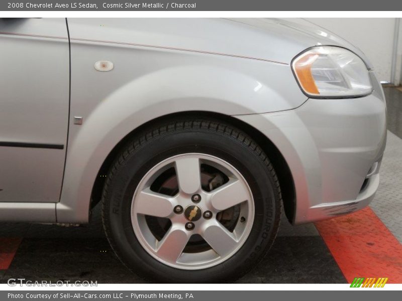 Cosmic Silver Metallic / Charcoal 2008 Chevrolet Aveo LS Sedan