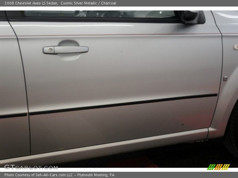 Cosmic Silver Metallic / Charcoal 2008 Chevrolet Aveo LS Sedan