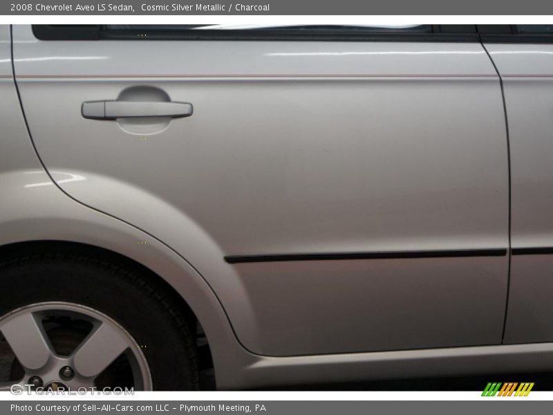 Cosmic Silver Metallic / Charcoal 2008 Chevrolet Aveo LS Sedan