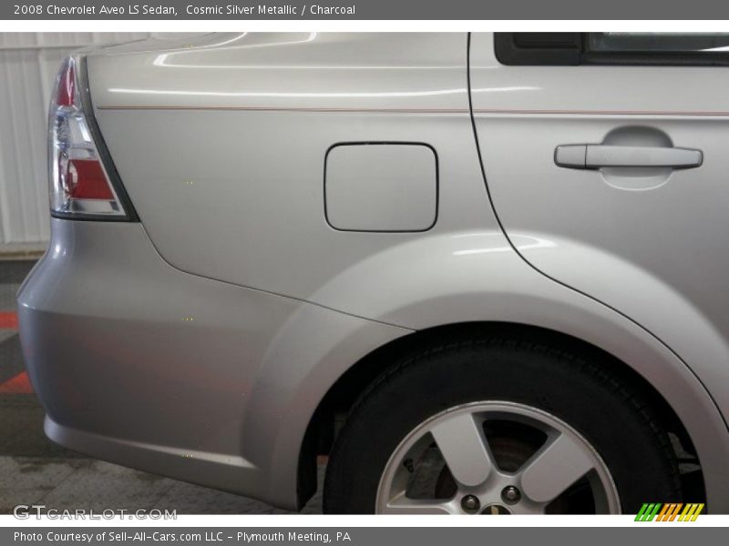 Cosmic Silver Metallic / Charcoal 2008 Chevrolet Aveo LS Sedan