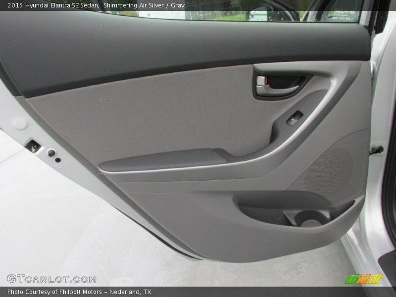 Shimmering Air Silver / Gray 2015 Hyundai Elantra SE Sedan