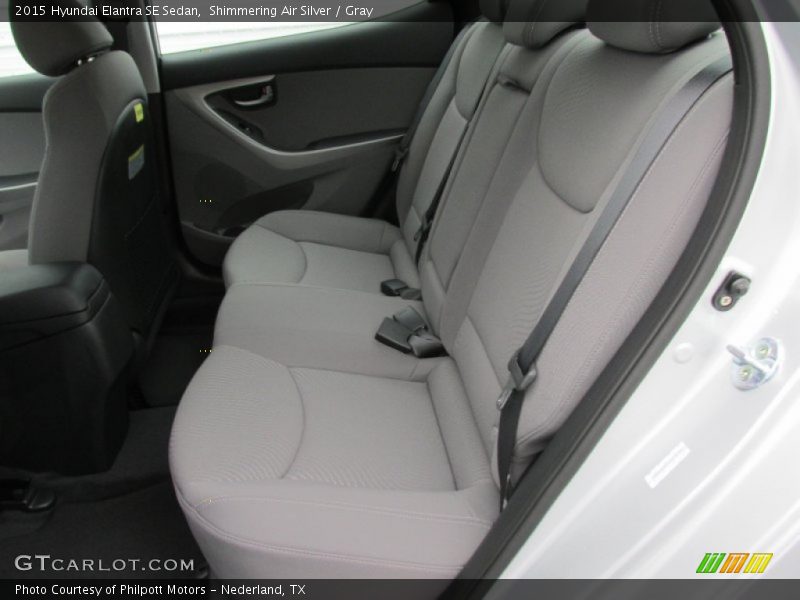 Shimmering Air Silver / Gray 2015 Hyundai Elantra SE Sedan