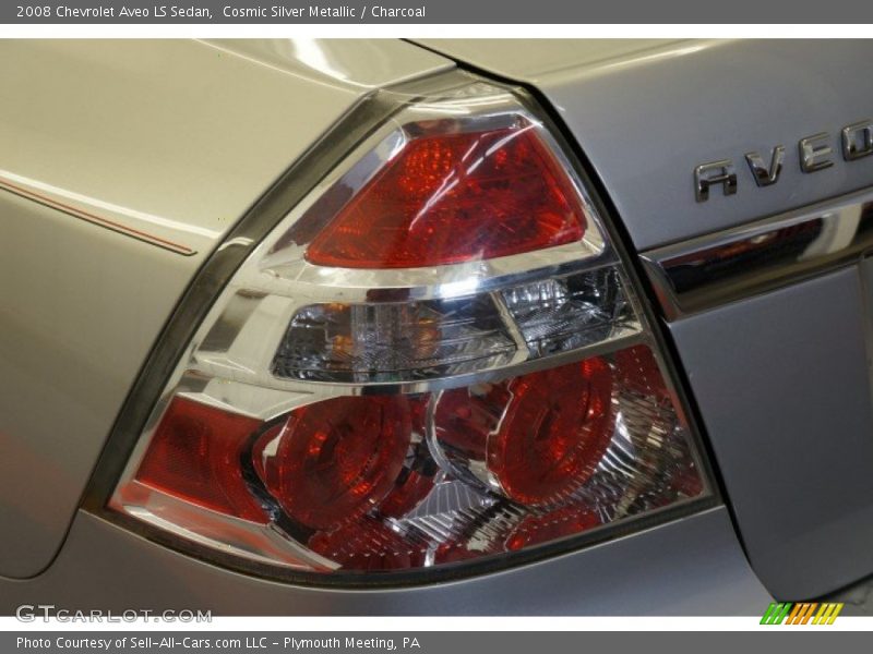 Cosmic Silver Metallic / Charcoal 2008 Chevrolet Aveo LS Sedan