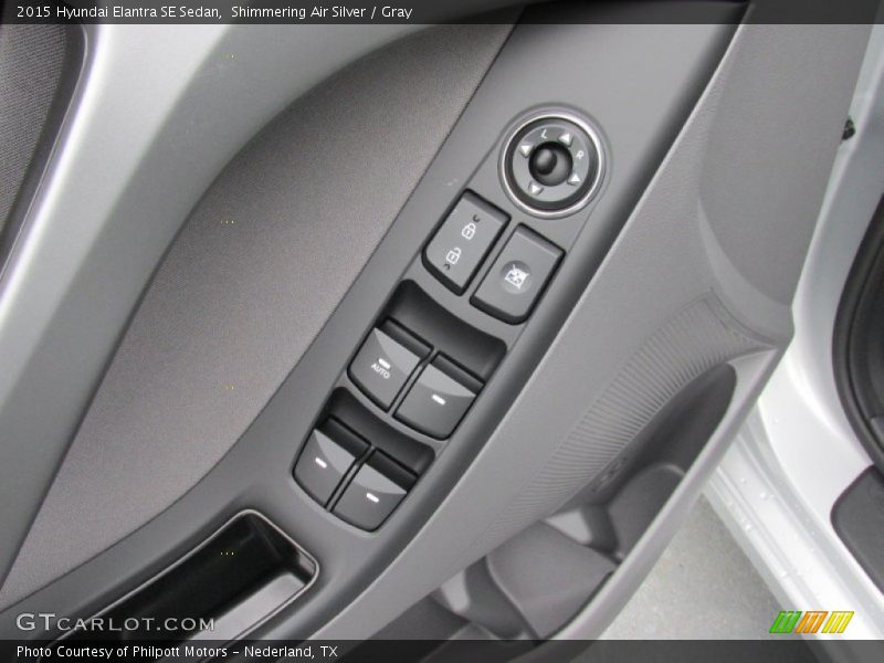 Shimmering Air Silver / Gray 2015 Hyundai Elantra SE Sedan