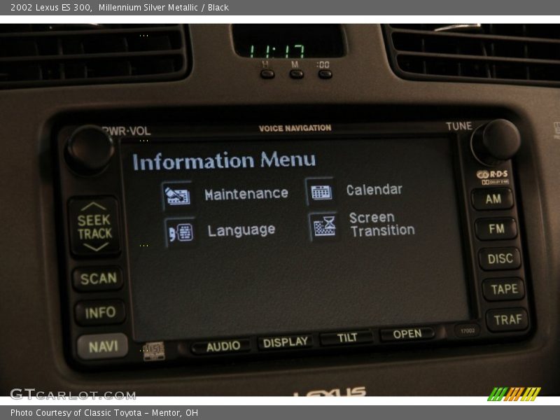 Millennium Silver Metallic / Black 2002 Lexus ES 300