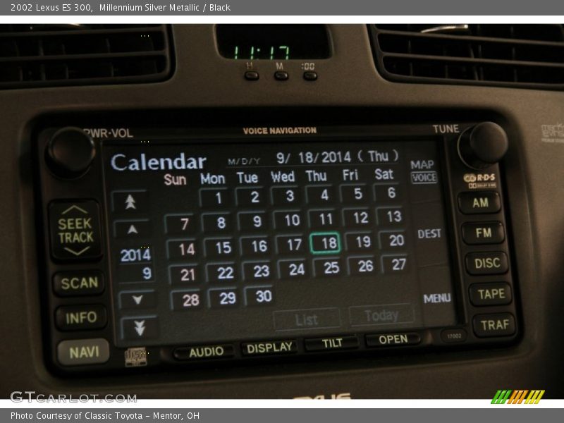 Millennium Silver Metallic / Black 2002 Lexus ES 300