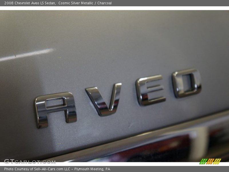 Cosmic Silver Metallic / Charcoal 2008 Chevrolet Aveo LS Sedan