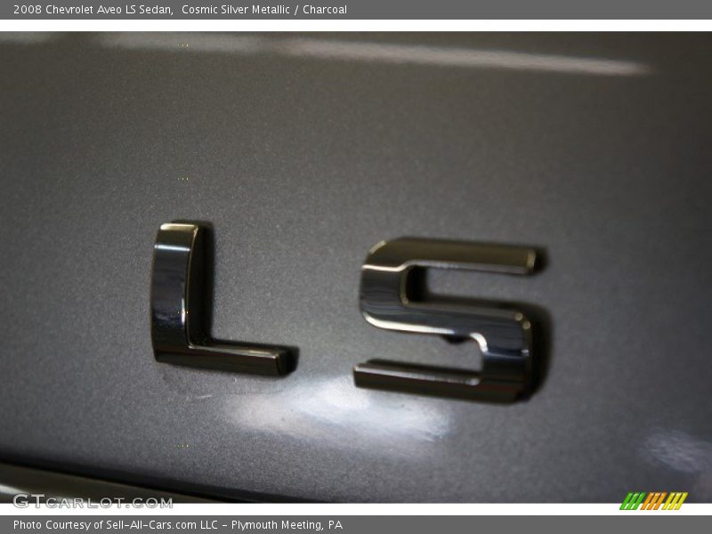Cosmic Silver Metallic / Charcoal 2008 Chevrolet Aveo LS Sedan