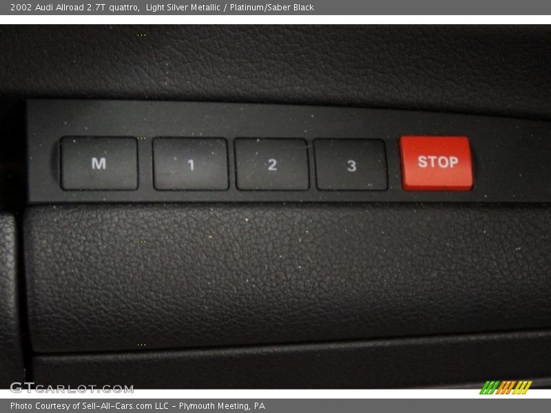 Light Silver Metallic / Platinum/Saber Black 2002 Audi Allroad 2.7T quattro