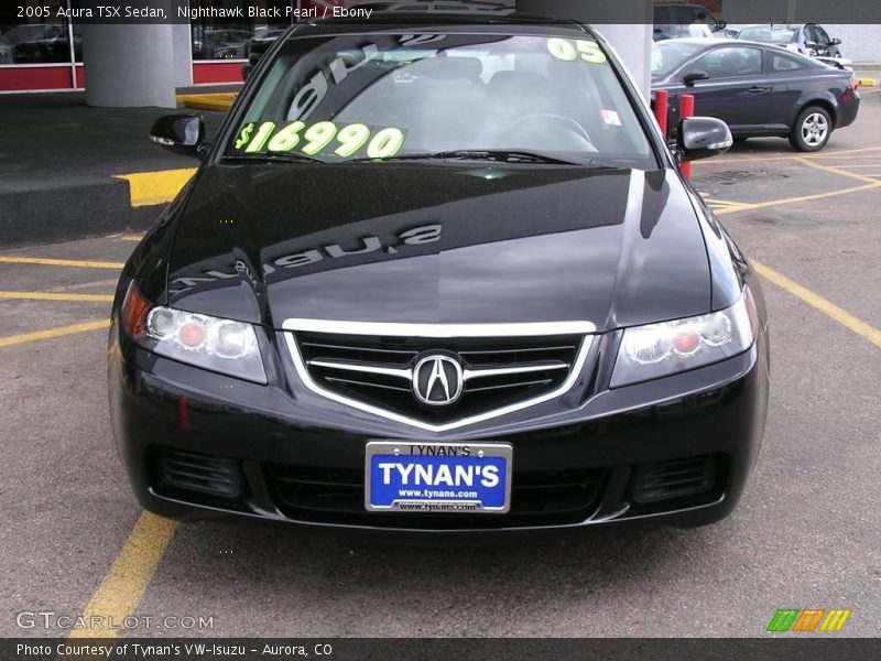Nighthawk Black Pearl / Ebony 2005 Acura TSX Sedan
