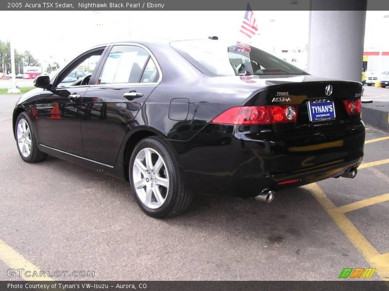 Nighthawk Black Pearl / Ebony 2005 Acura TSX Sedan