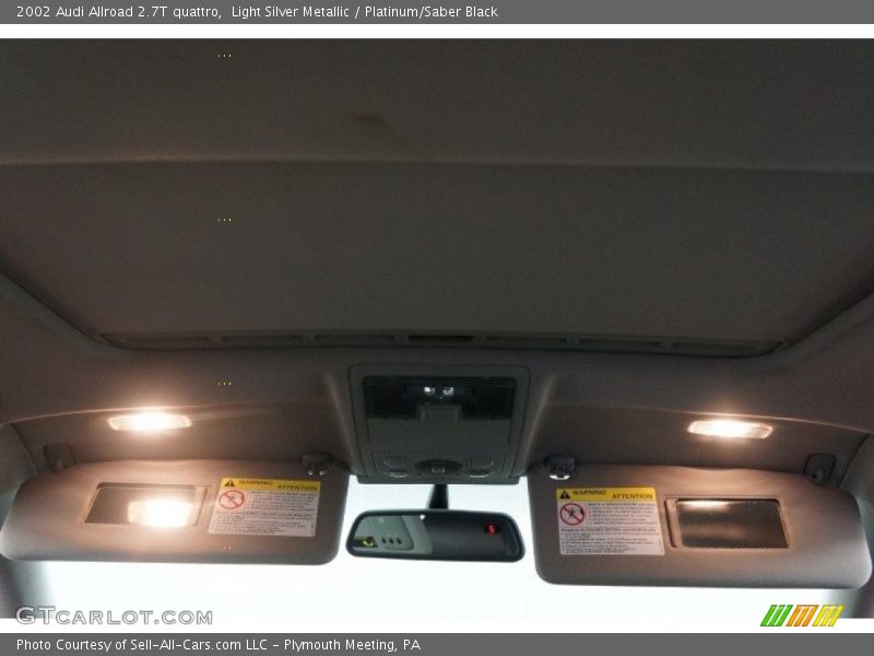 Light Silver Metallic / Platinum/Saber Black 2002 Audi Allroad 2.7T quattro