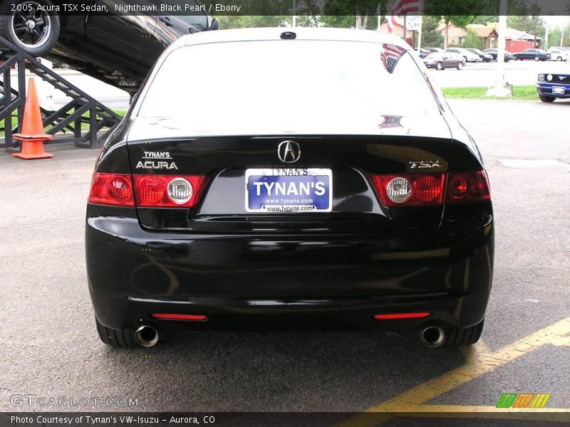 Nighthawk Black Pearl / Ebony 2005 Acura TSX Sedan