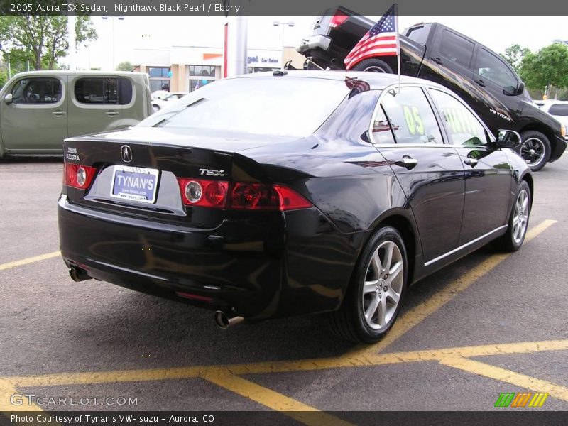 Nighthawk Black Pearl / Ebony 2005 Acura TSX Sedan