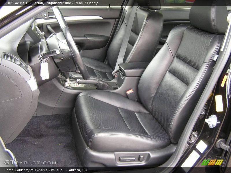 Nighthawk Black Pearl / Ebony 2005 Acura TSX Sedan