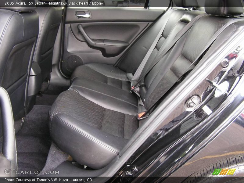 Nighthawk Black Pearl / Ebony 2005 Acura TSX Sedan