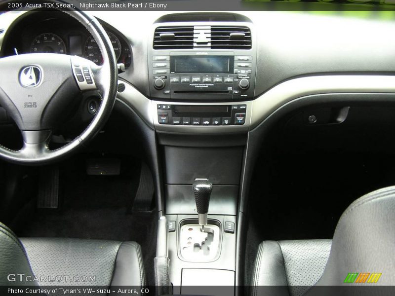 Nighthawk Black Pearl / Ebony 2005 Acura TSX Sedan