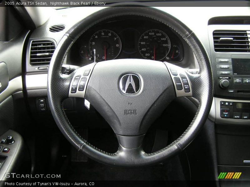 Nighthawk Black Pearl / Ebony 2005 Acura TSX Sedan
