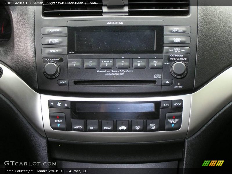 Nighthawk Black Pearl / Ebony 2005 Acura TSX Sedan