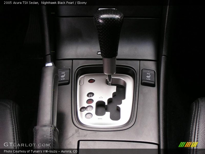 Nighthawk Black Pearl / Ebony 2005 Acura TSX Sedan