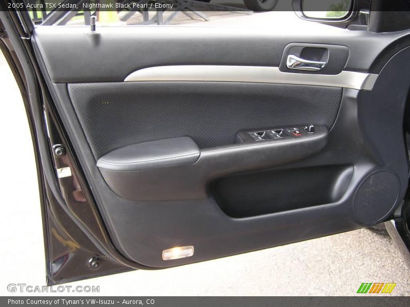 Nighthawk Black Pearl / Ebony 2005 Acura TSX Sedan