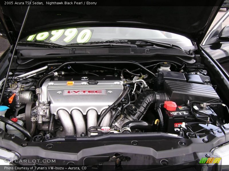 Nighthawk Black Pearl / Ebony 2005 Acura TSX Sedan