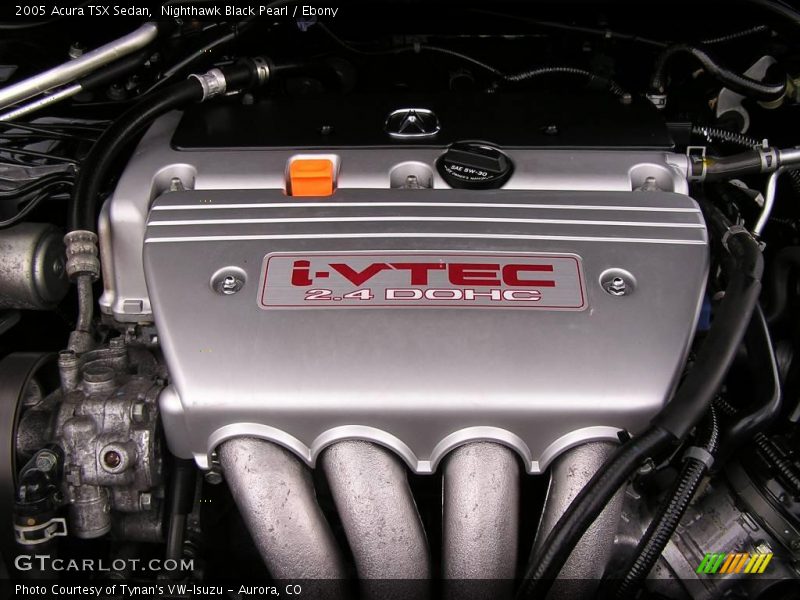 Nighthawk Black Pearl / Ebony 2005 Acura TSX Sedan