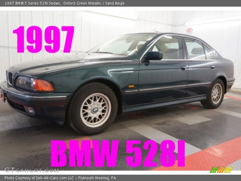 Oxford Green Metallic / Sand Beige 1997 BMW 5 Series 528i Sedan