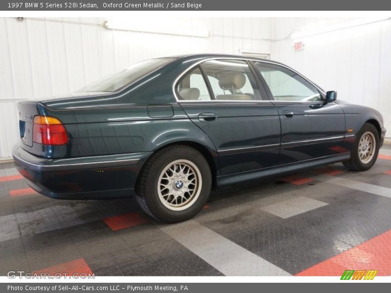 Oxford Green Metallic / Sand Beige 1997 BMW 5 Series 528i Sedan