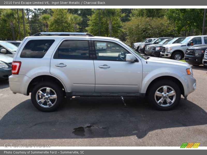 Ingot Silver Metallic / Charcoal Black 2010 Ford Escape Limited V6