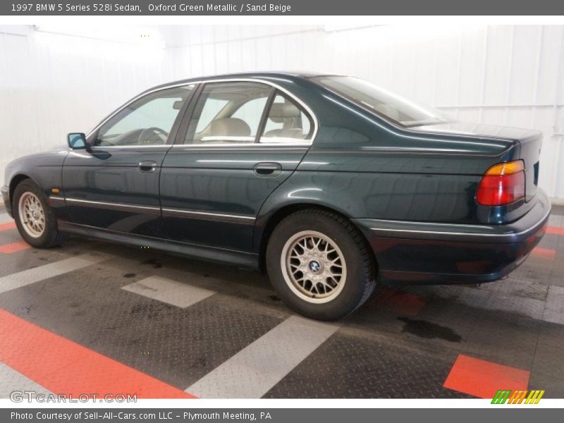 Oxford Green Metallic / Sand Beige 1997 BMW 5 Series 528i Sedan