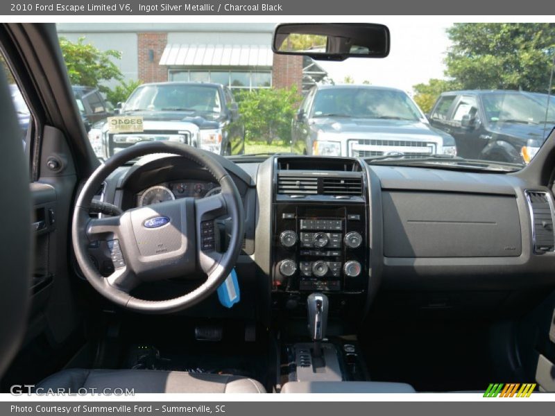 Ingot Silver Metallic / Charcoal Black 2010 Ford Escape Limited V6