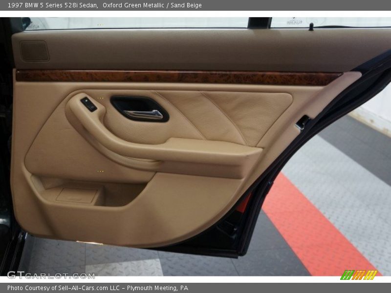 Oxford Green Metallic / Sand Beige 1997 BMW 5 Series 528i Sedan