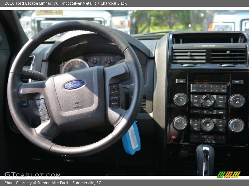 Ingot Silver Metallic / Charcoal Black 2010 Ford Escape Limited V6