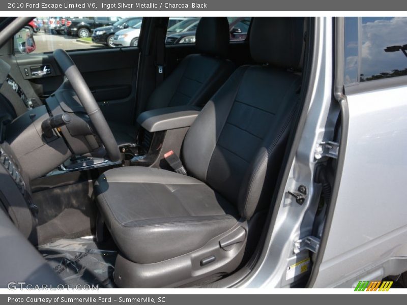 Ingot Silver Metallic / Charcoal Black 2010 Ford Escape Limited V6