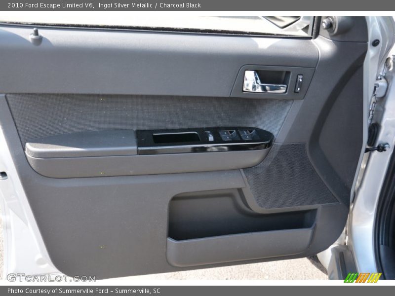 Ingot Silver Metallic / Charcoal Black 2010 Ford Escape Limited V6