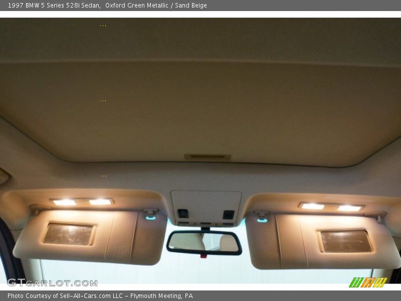 Oxford Green Metallic / Sand Beige 1997 BMW 5 Series 528i Sedan